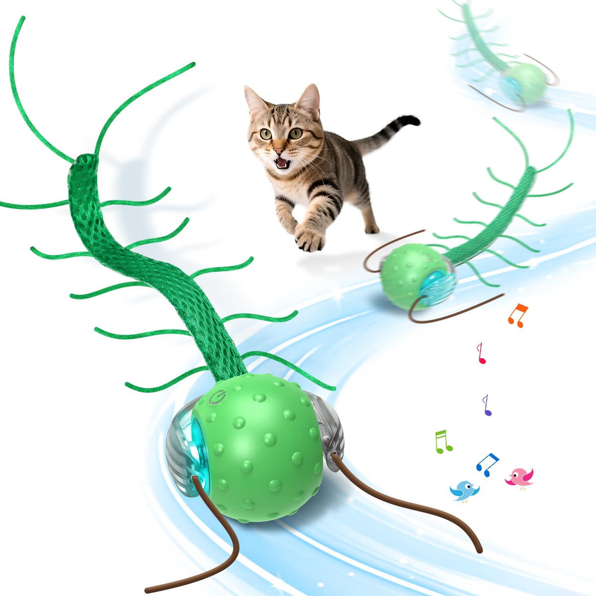 Giociv balle chat centipède en mouvement stimule l instinct.