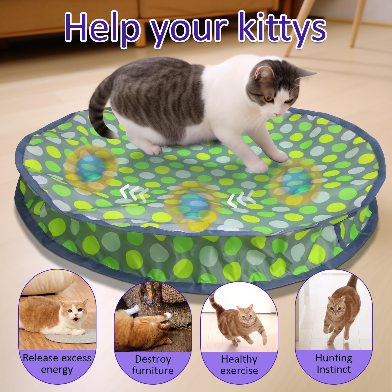 Giociv ensemble-jeu-chat-giociv, cadeau idéal pour les chats.