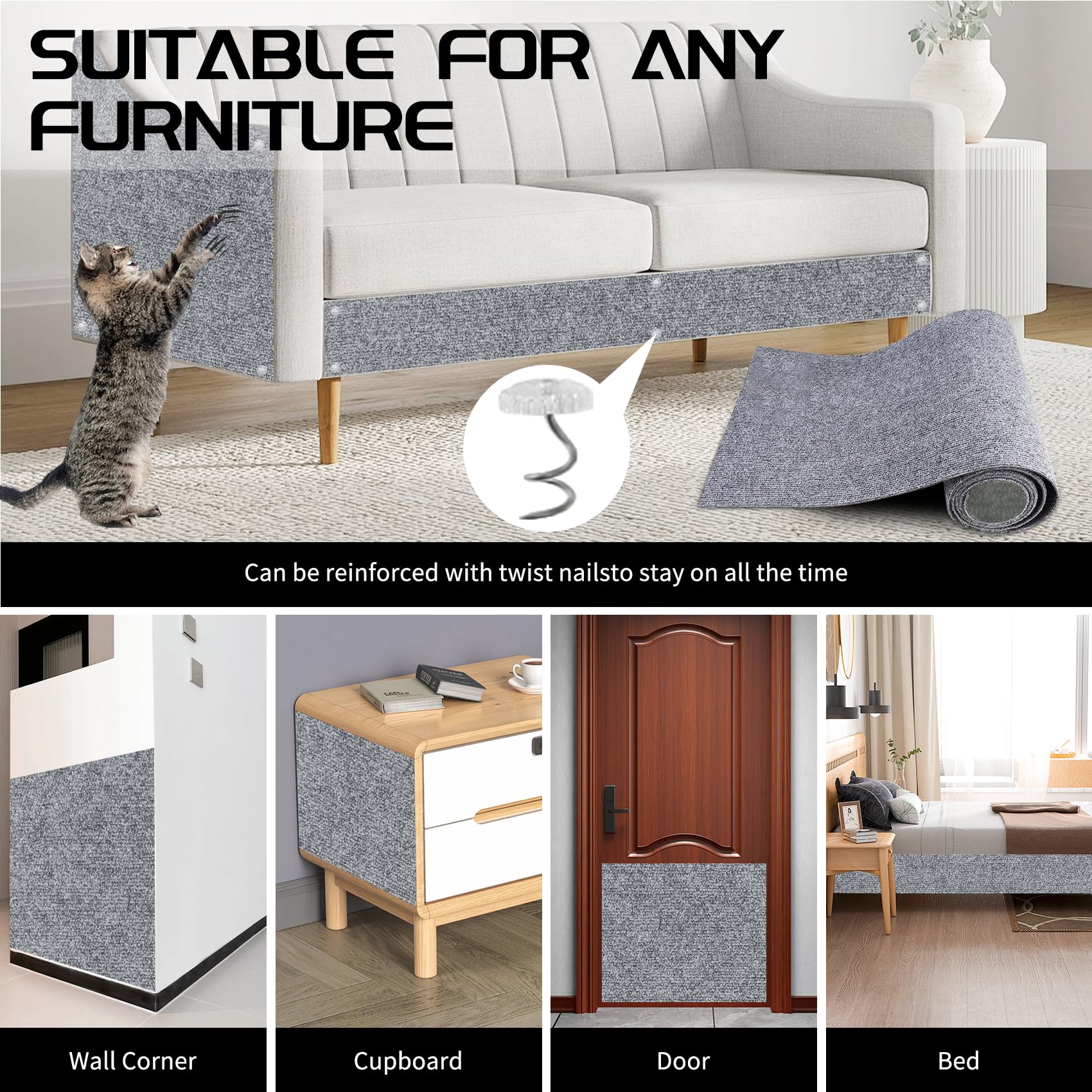 Giomre tapis grattage chat: guide d'utilisation sécuritaire et efficace.