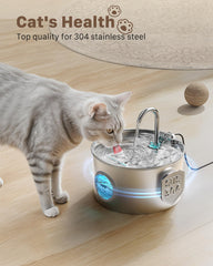 GIOTOHUN eau qui coule en mode robinet, incitant les chats à boire.