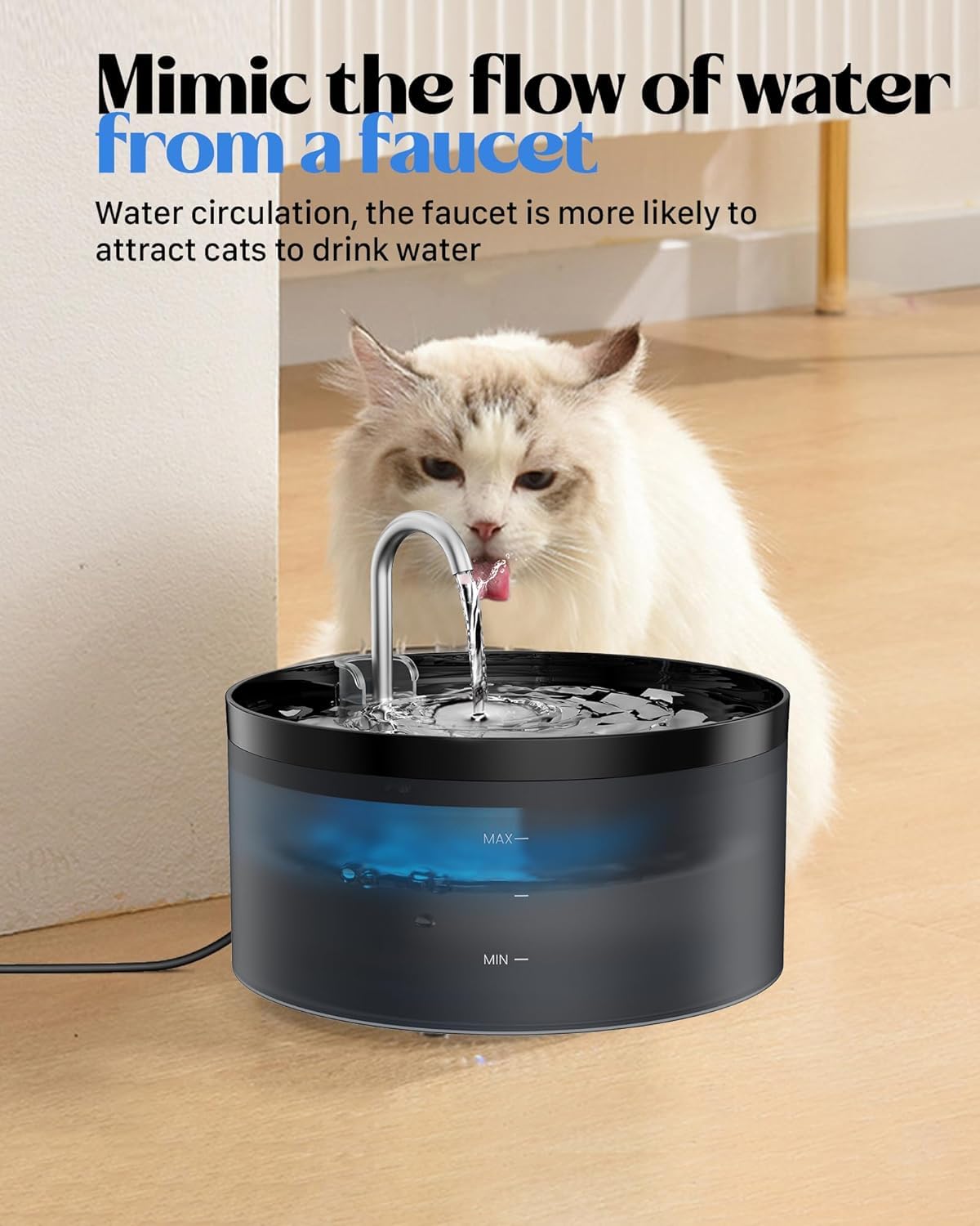 GIOTOHUN mode bec: flux d'eau direct pour boire facilement.