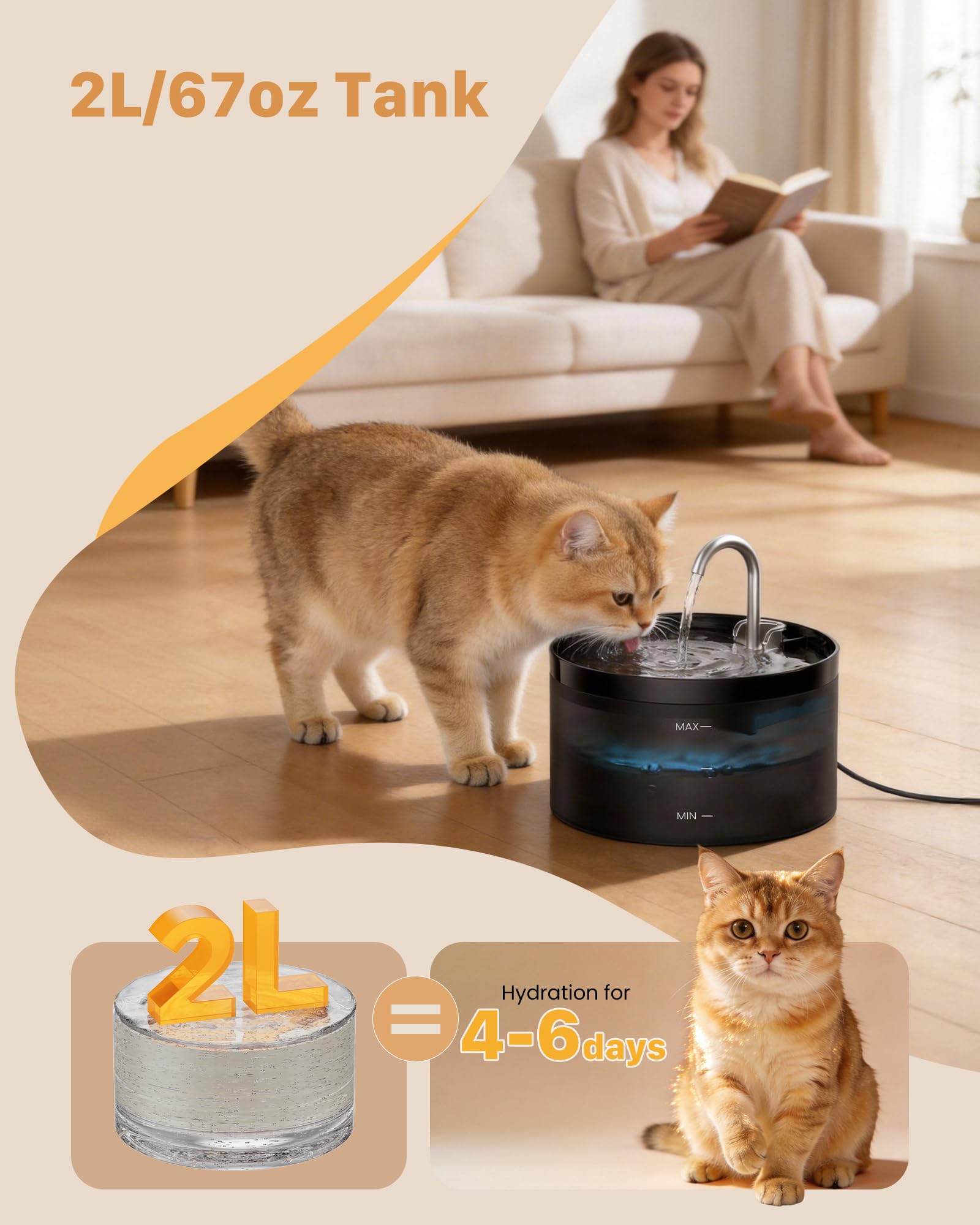 Pièces amovibles GIOTOHUN, nettoyage rapide et remplacement facile.