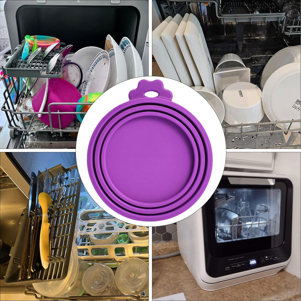 Giozoc couvercles en silicone, protection des aliments et réduction des déchets pour animaux.