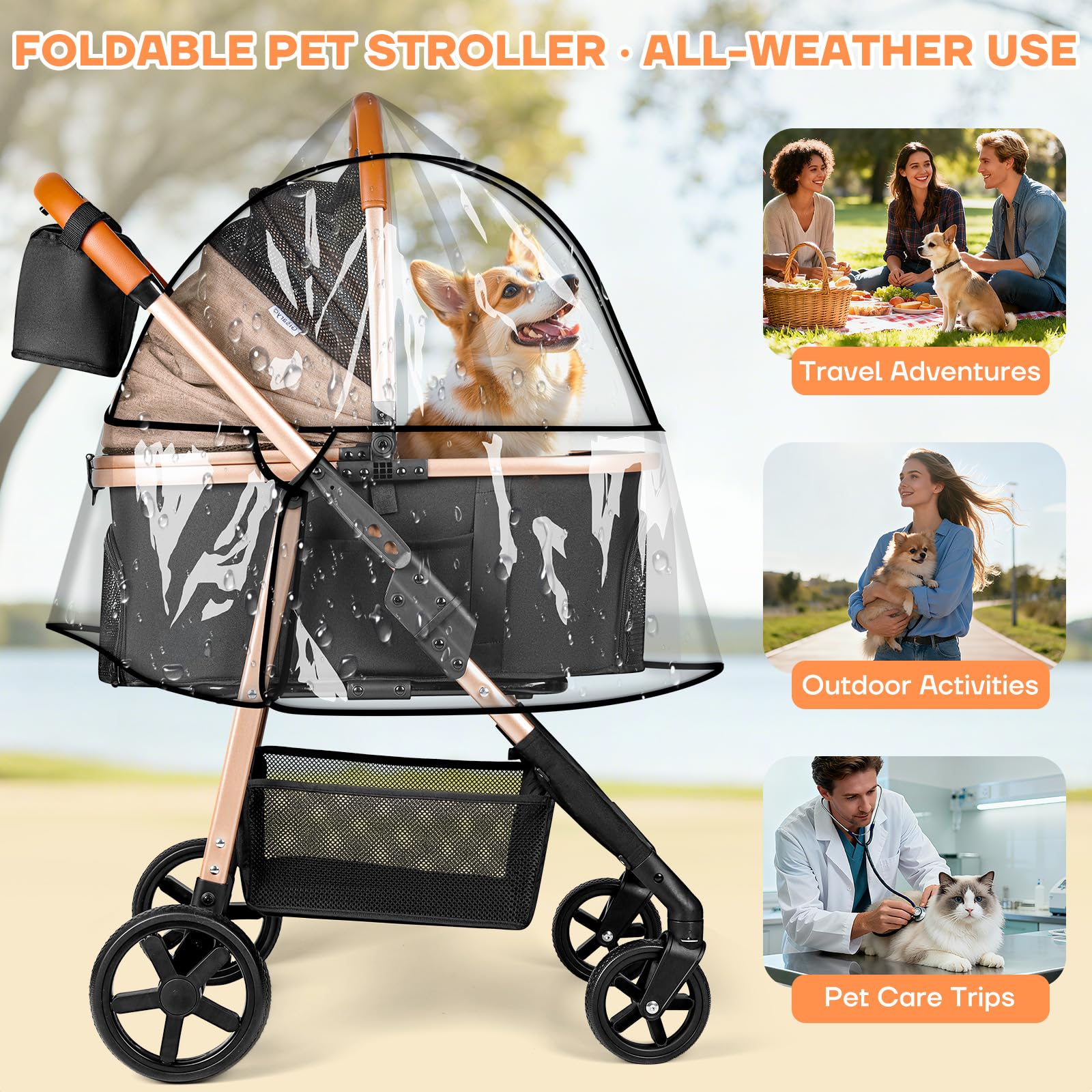 Couverture imperméable Gisaryc, protège votre animal durant la pluie.