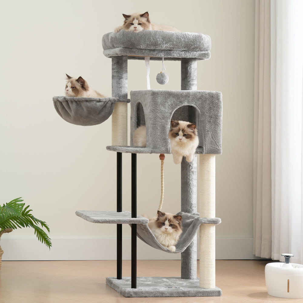 Gitelsnour Arbre à chat – fixation anti-basculement pour sécurité.