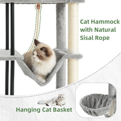 Gitelsnour Arbre à chat – hamac pendu pour sieste détendue.