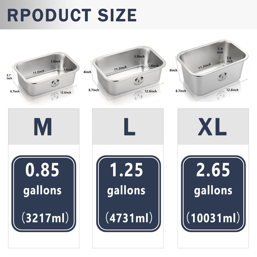 Bol GIXSEGIE en inox, capacité L environ 4 731 ml.