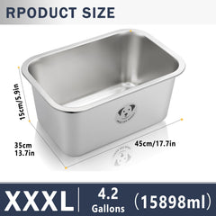 Bol GIXSEGIE ouverture large et bord ergonomique pour ajouter facilement nourriture et eau.