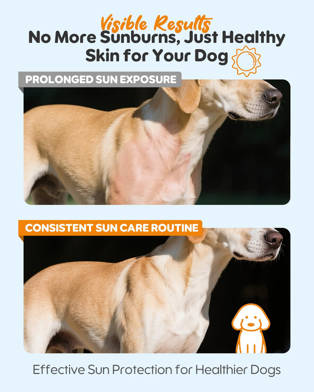 GJYC PET resistance eau aerosol chien, efficace pendant les jeux d'eau et les sorties.