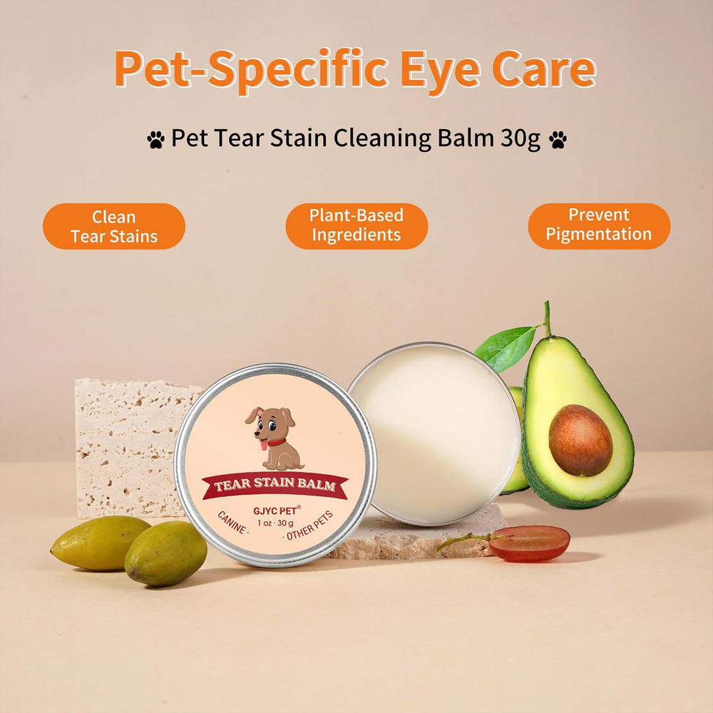 GJYC PET soin quotidien yeux et poils blancs chien chat, bouteille 1oz.