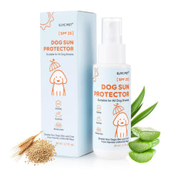 GJYC PET spray solaire chien SPF25, protection UV fiable lors des promenades en plein soleil.