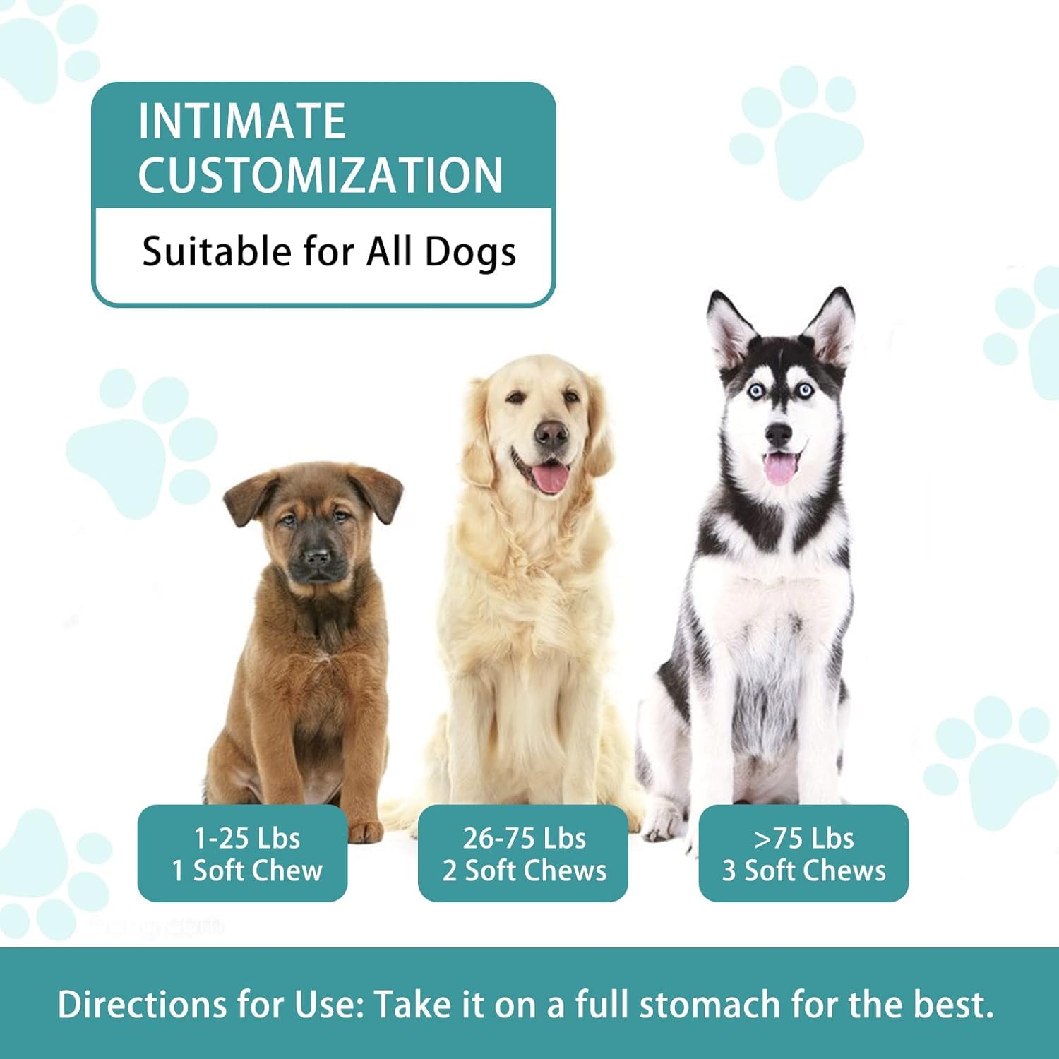 GKD Hemp Calming Chews – utilisation quotidienne pour favoriser le calme canin.