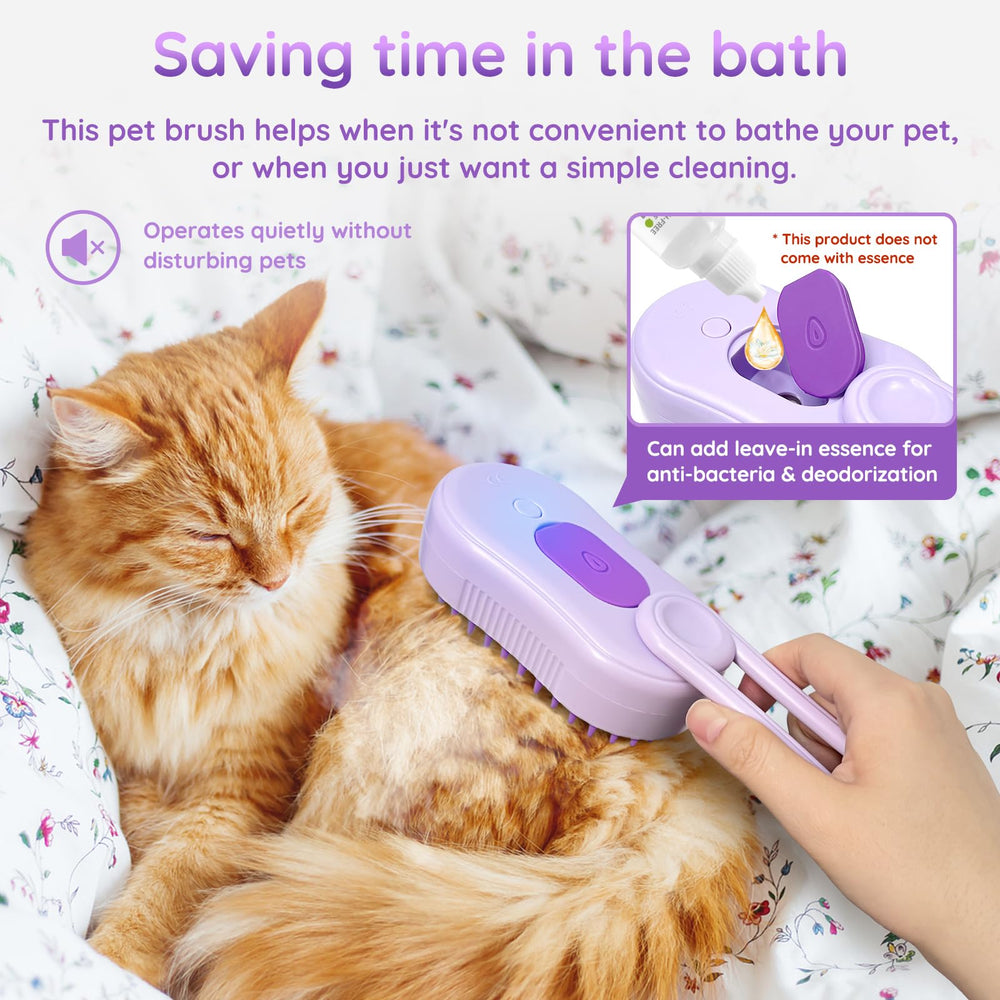 GKZ Cat Steam Brush fonction anti statique pour pelage lisse