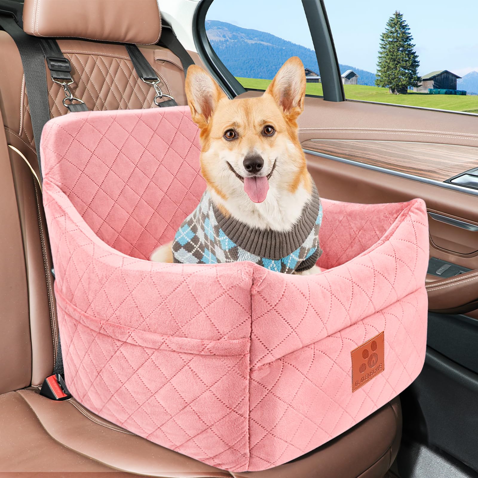 Dimensions du siège: 17,8 x 17,8 x 18,9 pouces pour petits et moyens chiens.