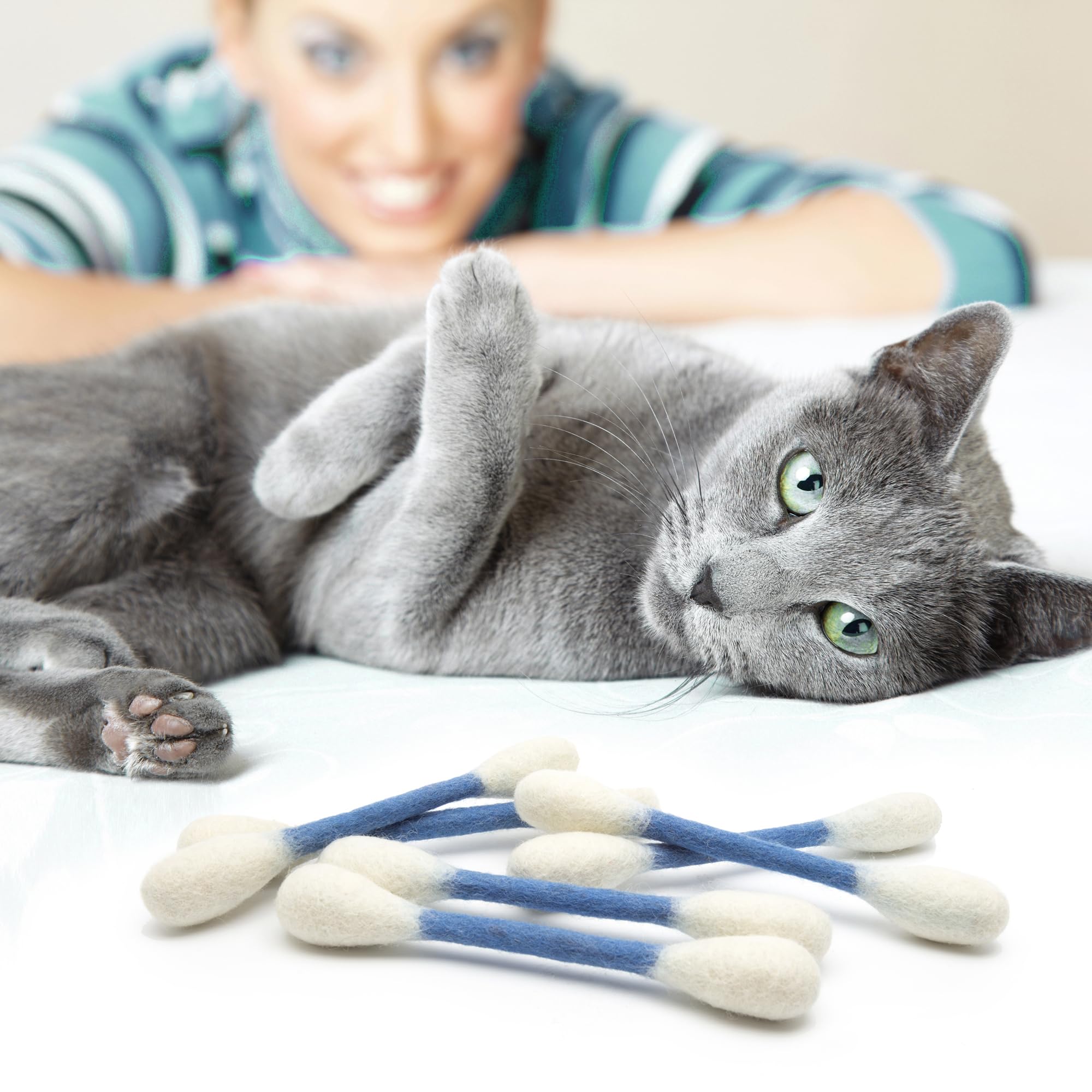 Glaciart One: jouet chat catnip interactif pour chats d’intérieur.