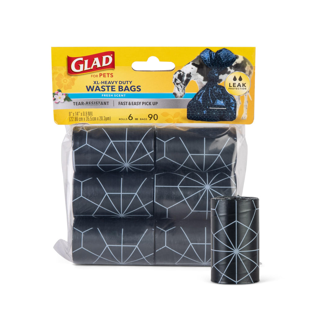 Sac parfumé Glad for Pets 9 x 14 pouces pour balades propres