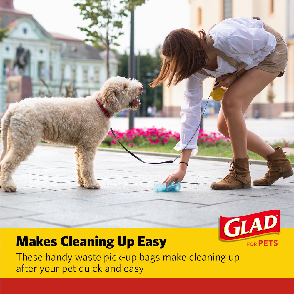 Glad for Pets – parfum citron, masque les odeurs lors du ramassage.