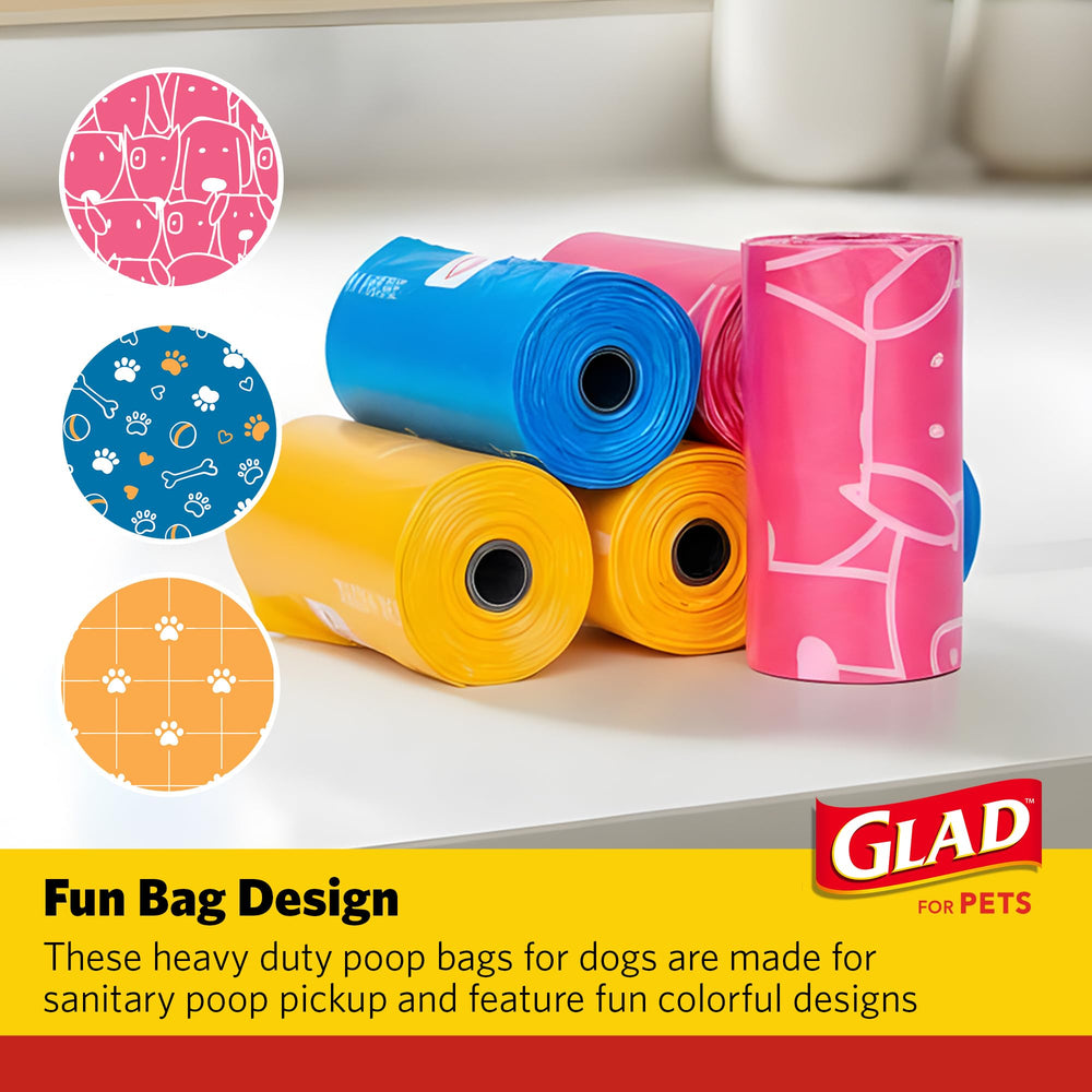 Glad for Pets – rouleaux de sacs, recharge rapide pour votre distributeur.
