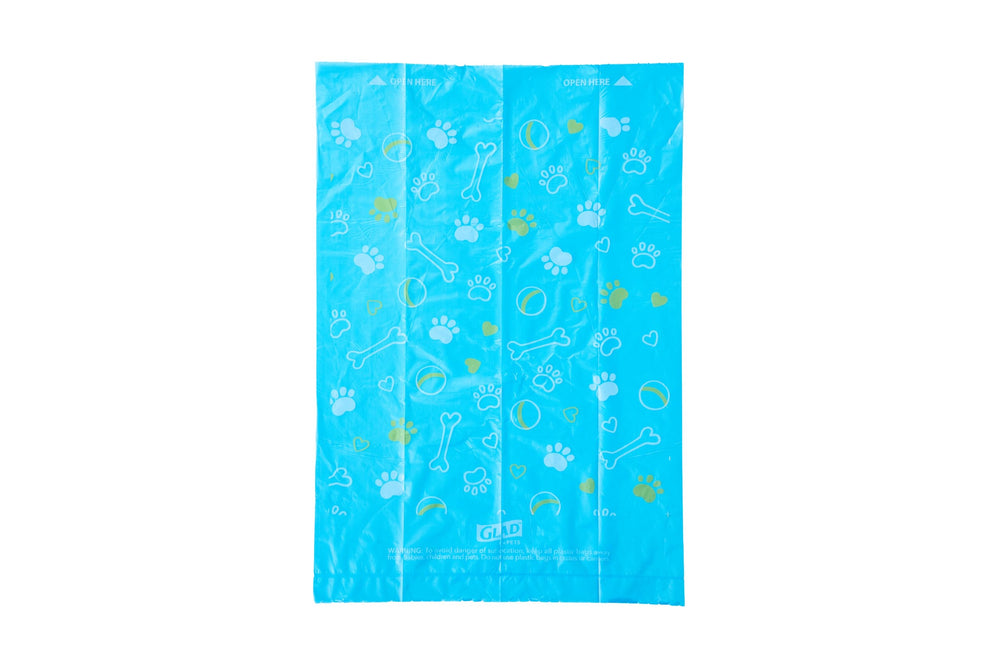 Glad for Pets – 90 sacs, pack pratique pour plusieurs semaines de promenades.