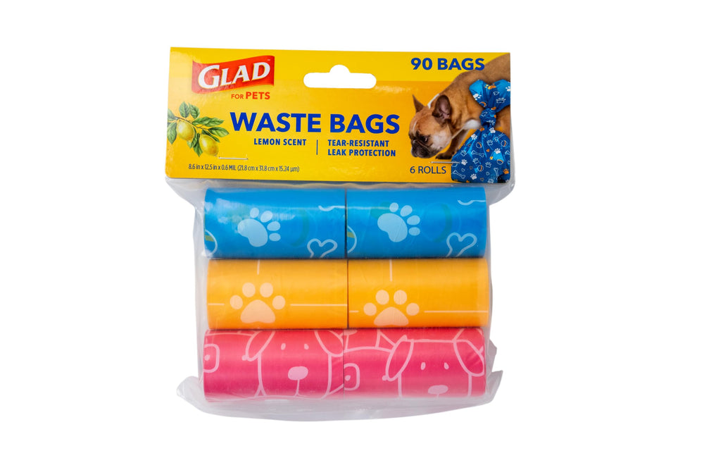 Glad for Pets – emballage robuste, sacs qui contiennent et retiennent les odeurs.