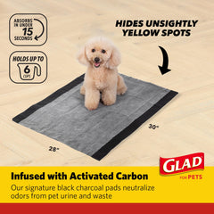 Glad pour chiens: tapis absorbant 5 couches protection durable du sol