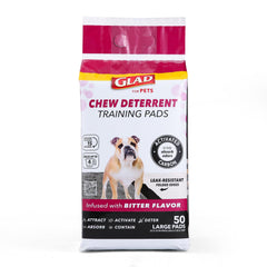 Glad tapis d'entraînement pour chiot avec carbone actif neutralise les odeurs.