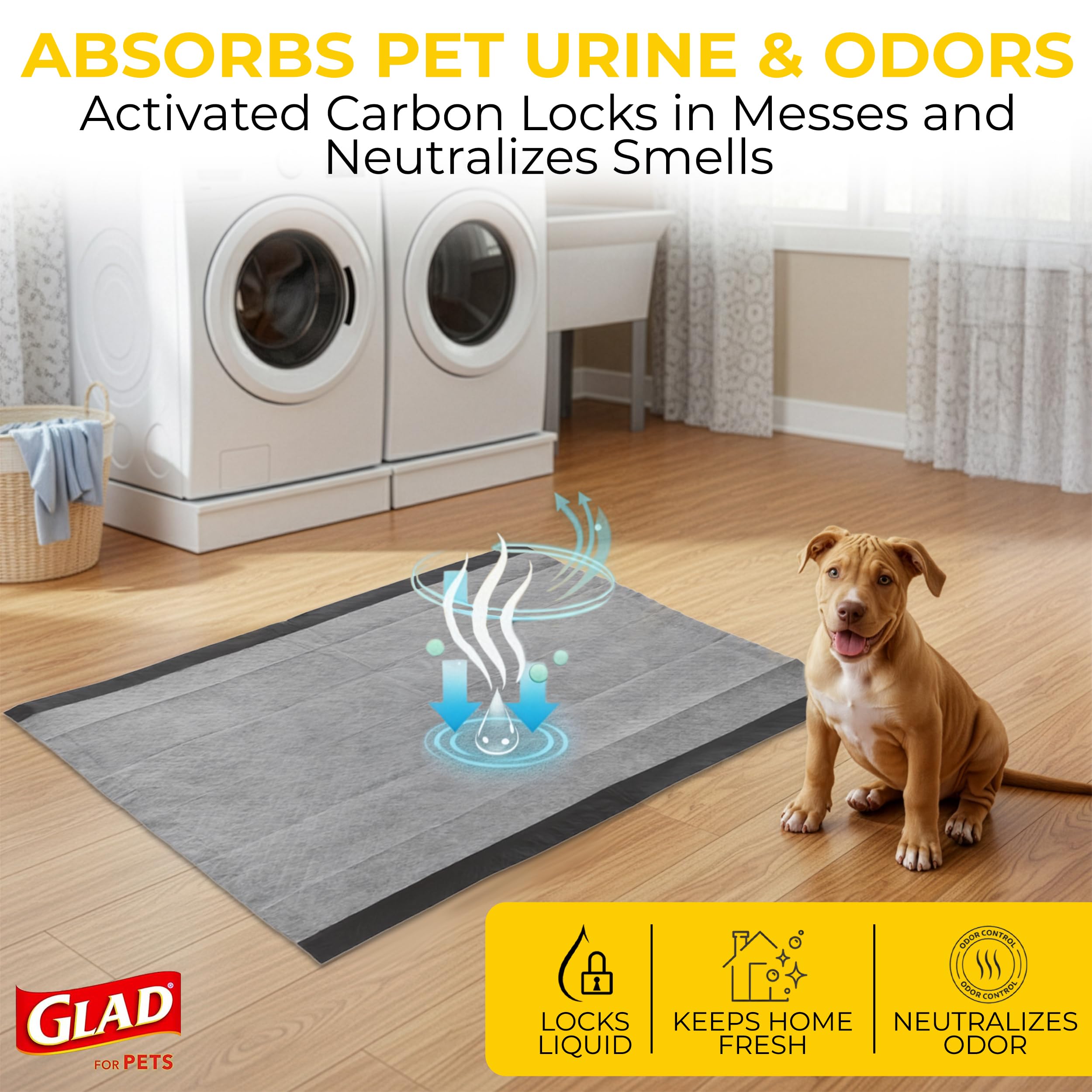 Glad tapis d’entraînement, design anti-fuite, matériau polymere.