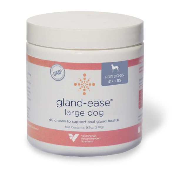 Gland-Ease expérience quotidienne pour grands chiens, voyage sans embarras.