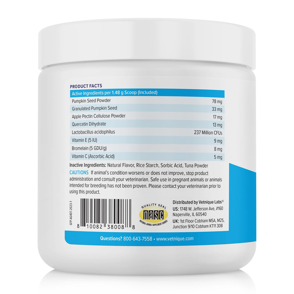 Glandex chat courge-poudre: fibre naturelle pour digestion et bien-être.