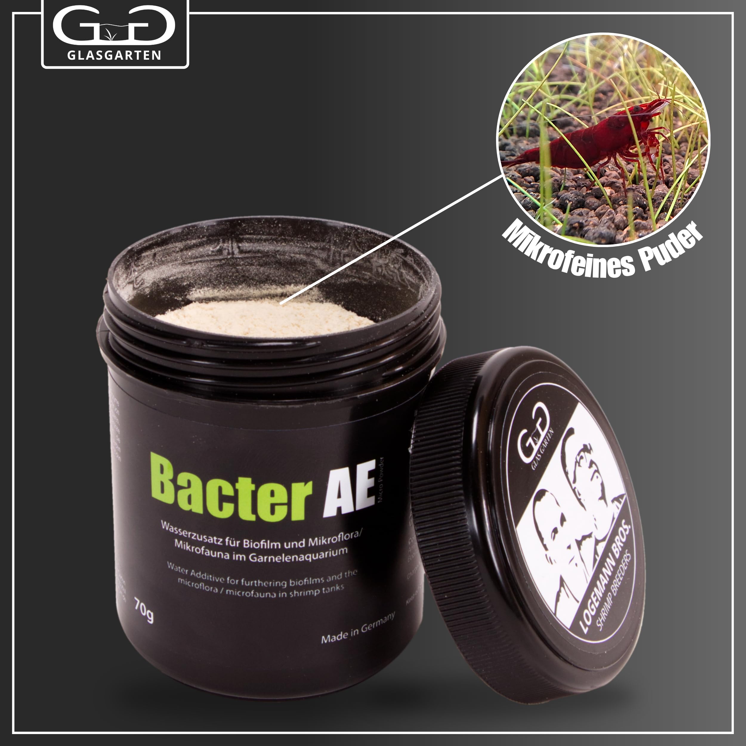 GlasGarten Bacter AE – activation des cultures bactériennes au contact de l eau