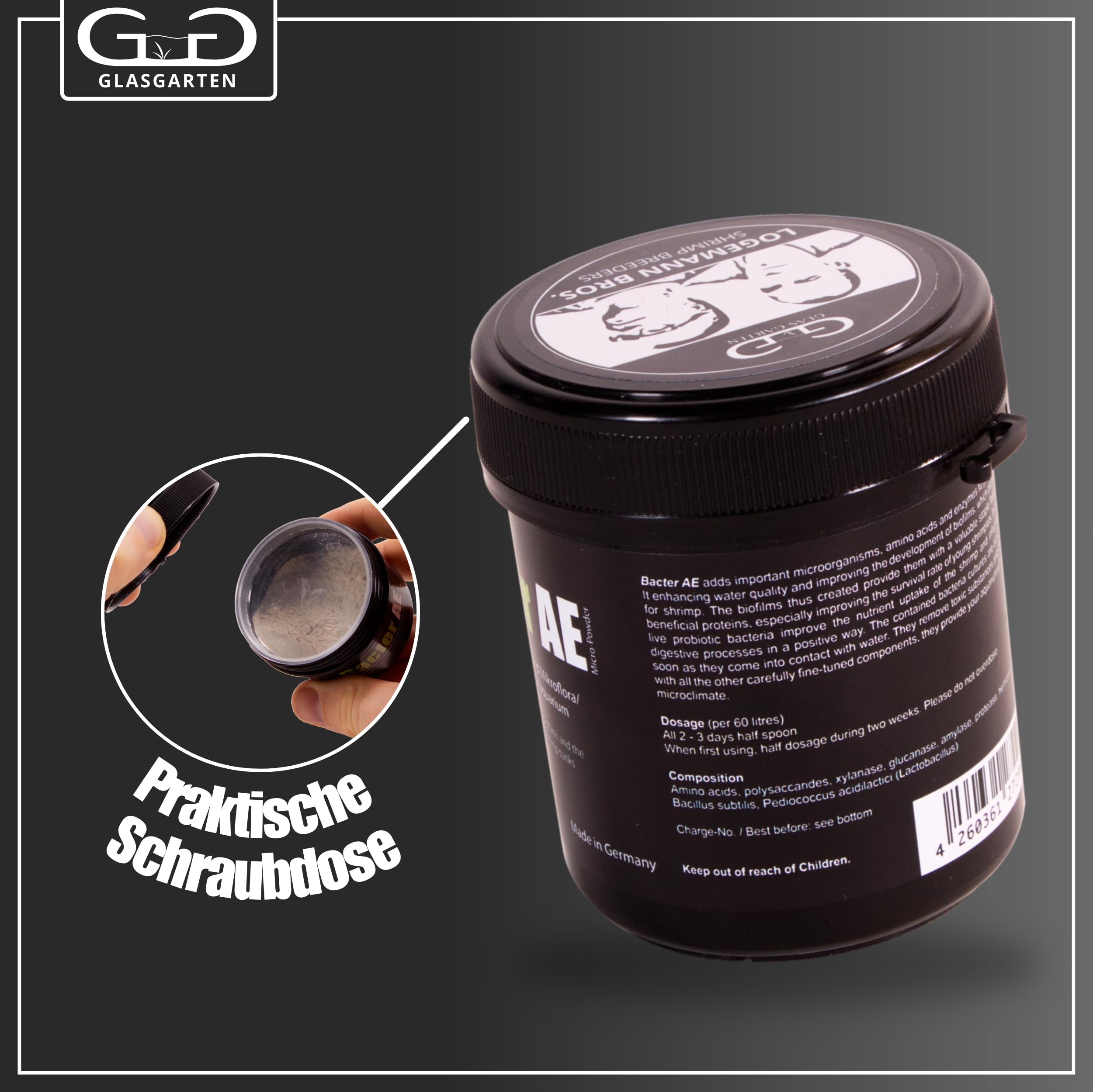 GlasGarten Bacter AE – cuillère doseuse incluse pour dosage précis