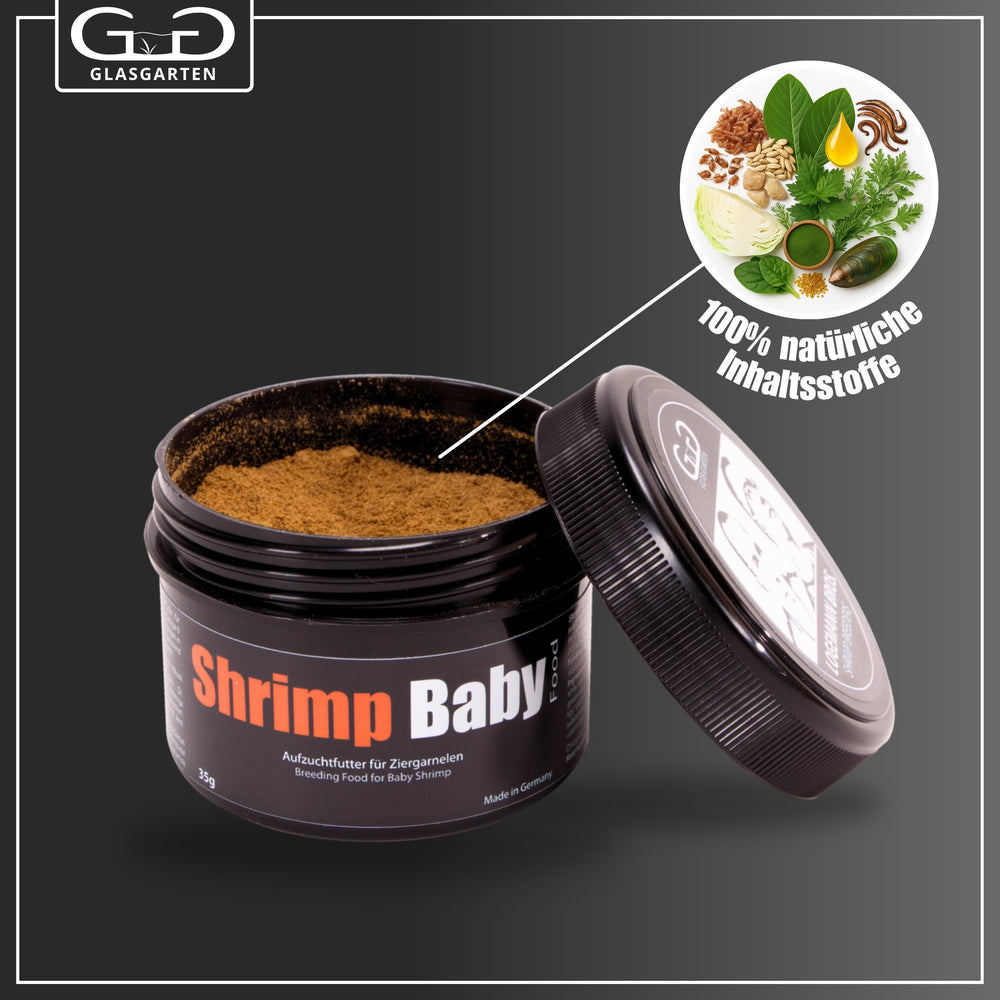 Granules film eau GlasGarten, nourrissent les crevettes sessiles efficacement.
