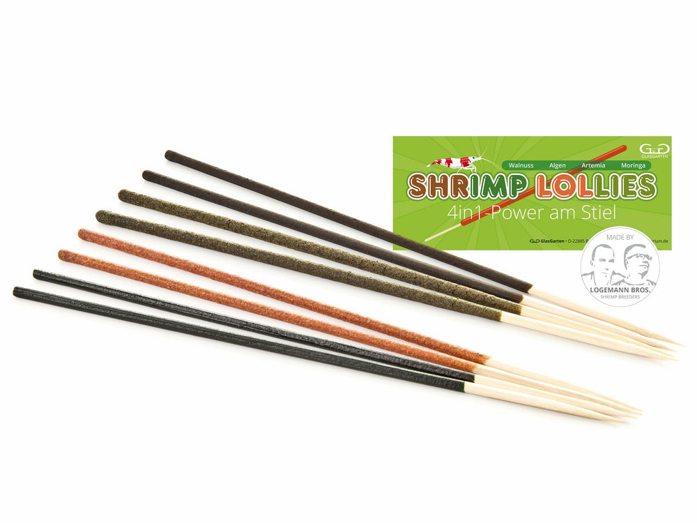GlasGarten Sucettes-crevettes: insertion dans le substrat pour stimuler l'alimentation.