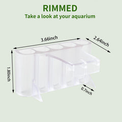Cuve-plante GLEFLE pour aquarium suspendue, favorise la circulation de l’eau.