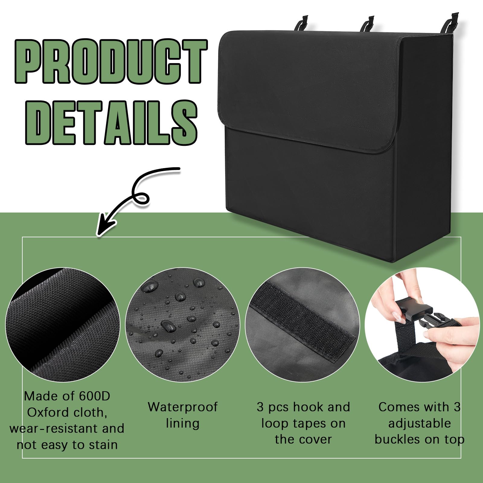 GliCraft: sac à cheval avec accroche à l'avant de l'écurie pour un rangement facilité.