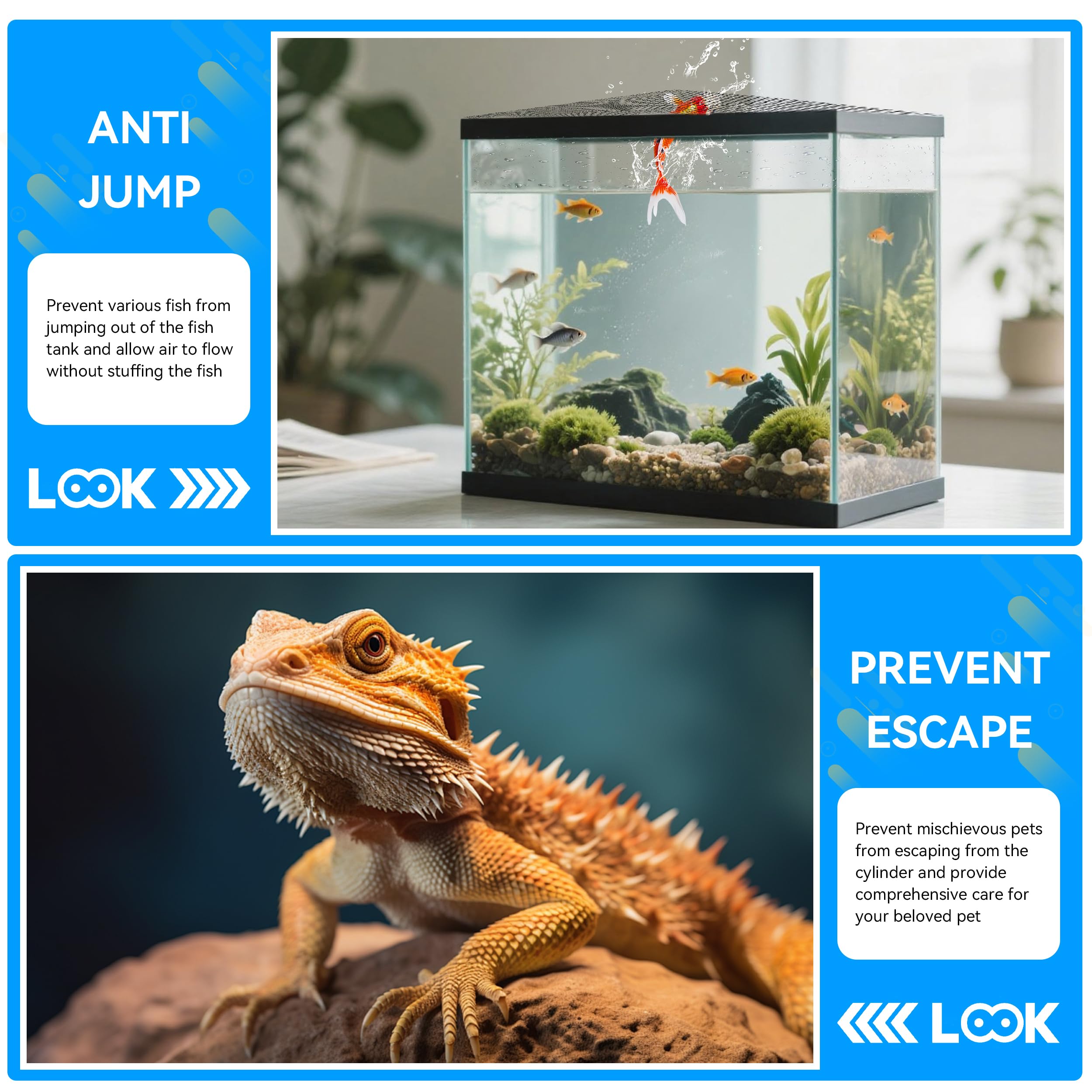 GlideSpark net lavage réutilisable: nettoyage facile pour l’aquarium.