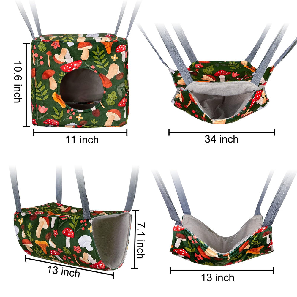 Hamac Glittme pour furet: nettoyage facile et lavable.
