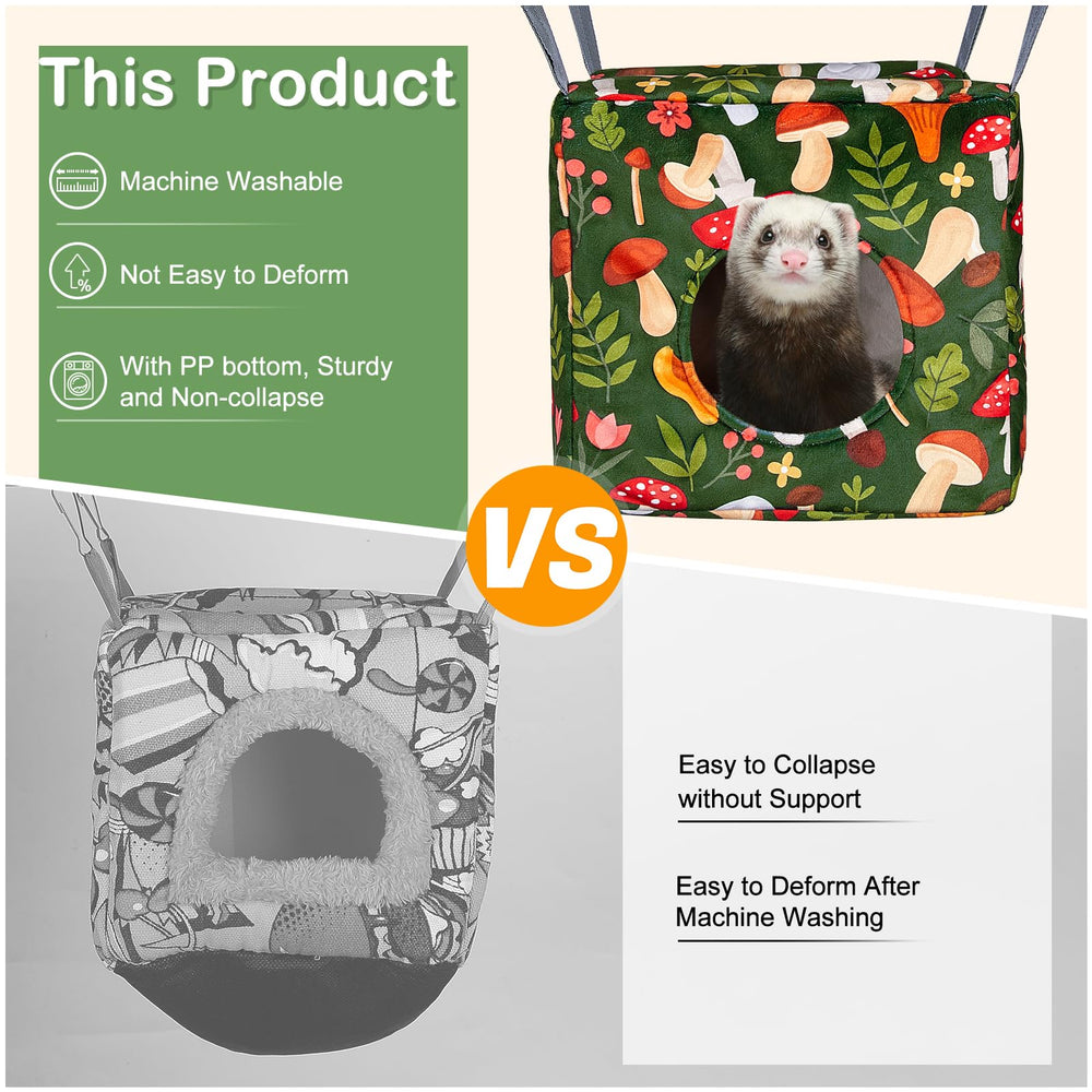 Hamac Glittme pour furet: tunnel profond pour exploration.