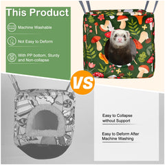 Hamac Glittme pour furet: tunnel profond pour exploration.