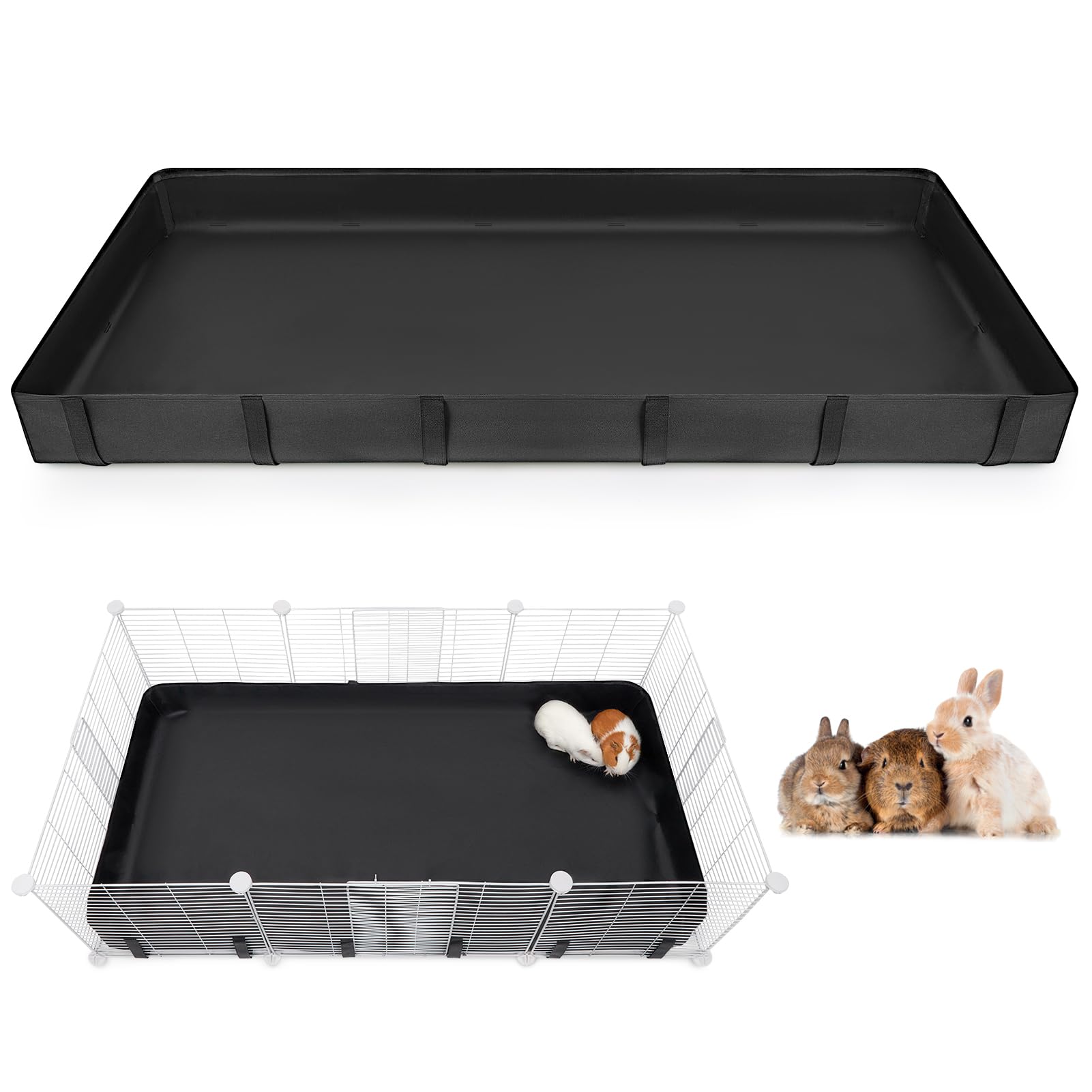 Glittme Liner: installation facile pour cage de cobaye et propre