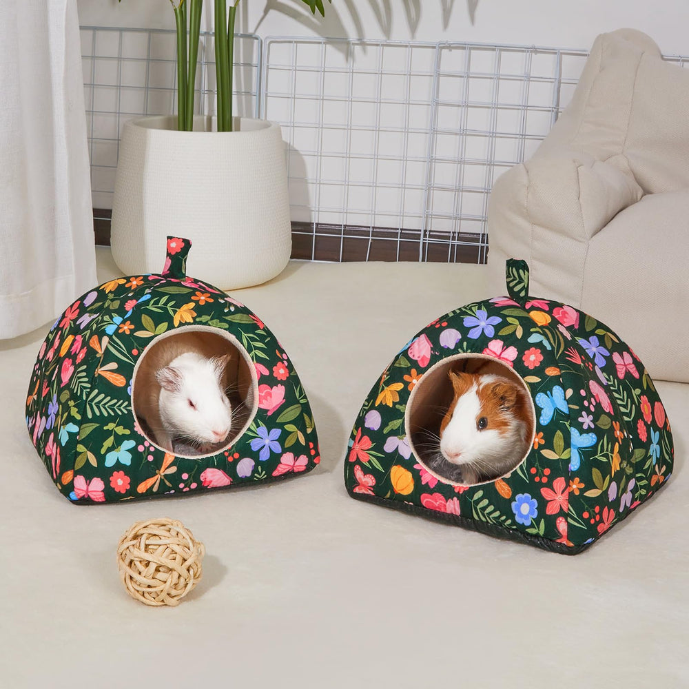 Lit Glittme en peluche lavable pour cochon d’Inde et petits animaux.