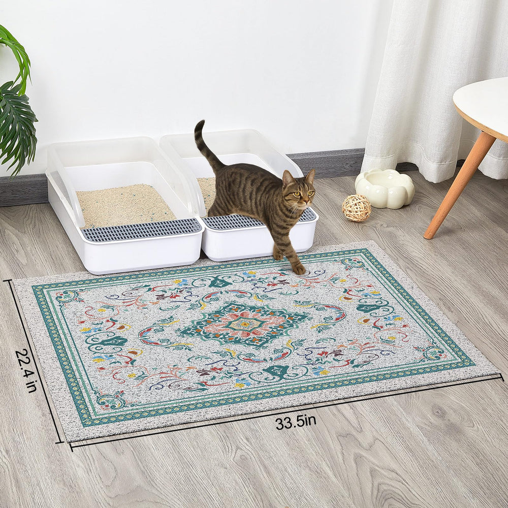 Glittme tapis-litiere-anti-glissant-base assure stabilité et prévention des déplacements.