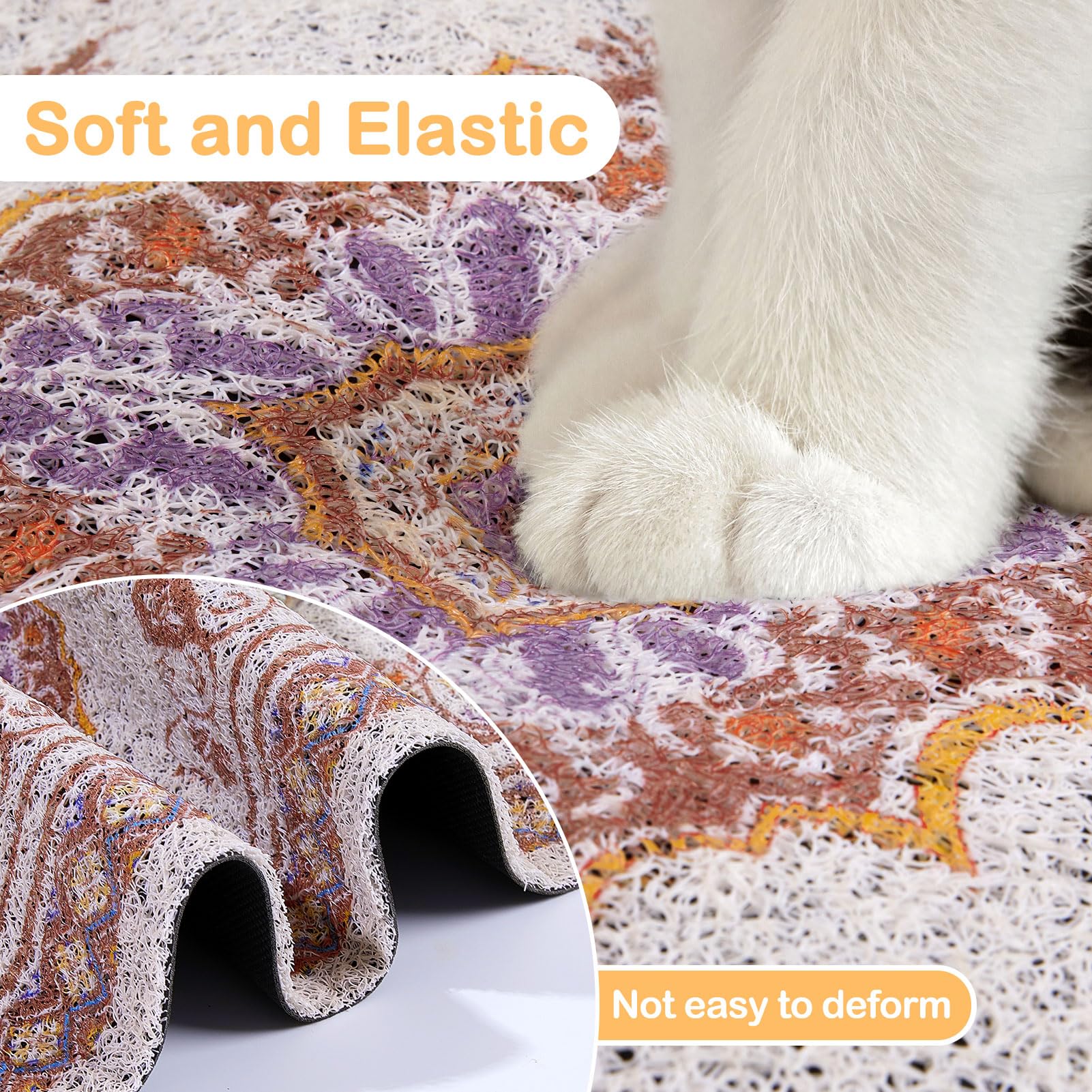 Glittme Tapis Litière Confort-Pattes, douceur sous les pattes sensibles.