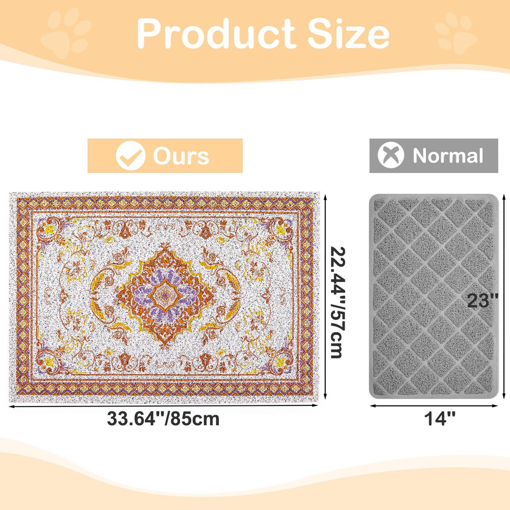 Glittme Tapis Litière Déco-Maison, s’intègre au décor intérieur.