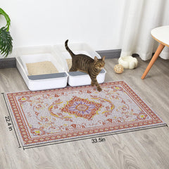 Glittme Tapis Litière Grand-format couvre une grande surface.