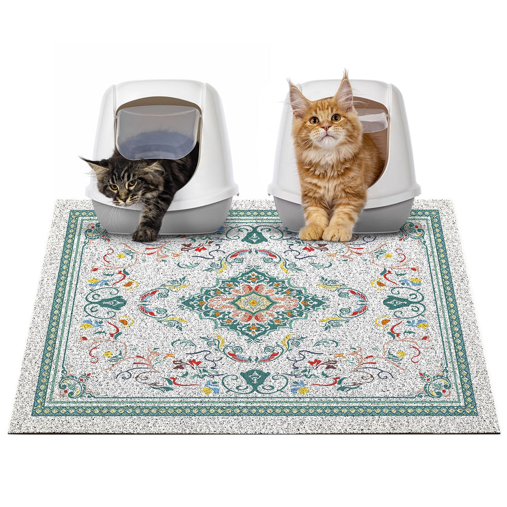Glittme tapis-litiere-haute-densite capte les grains et protège le sol.