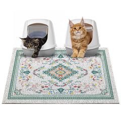 Glittme tapis-litiere-haute-densite capte les grains et protège le sol.