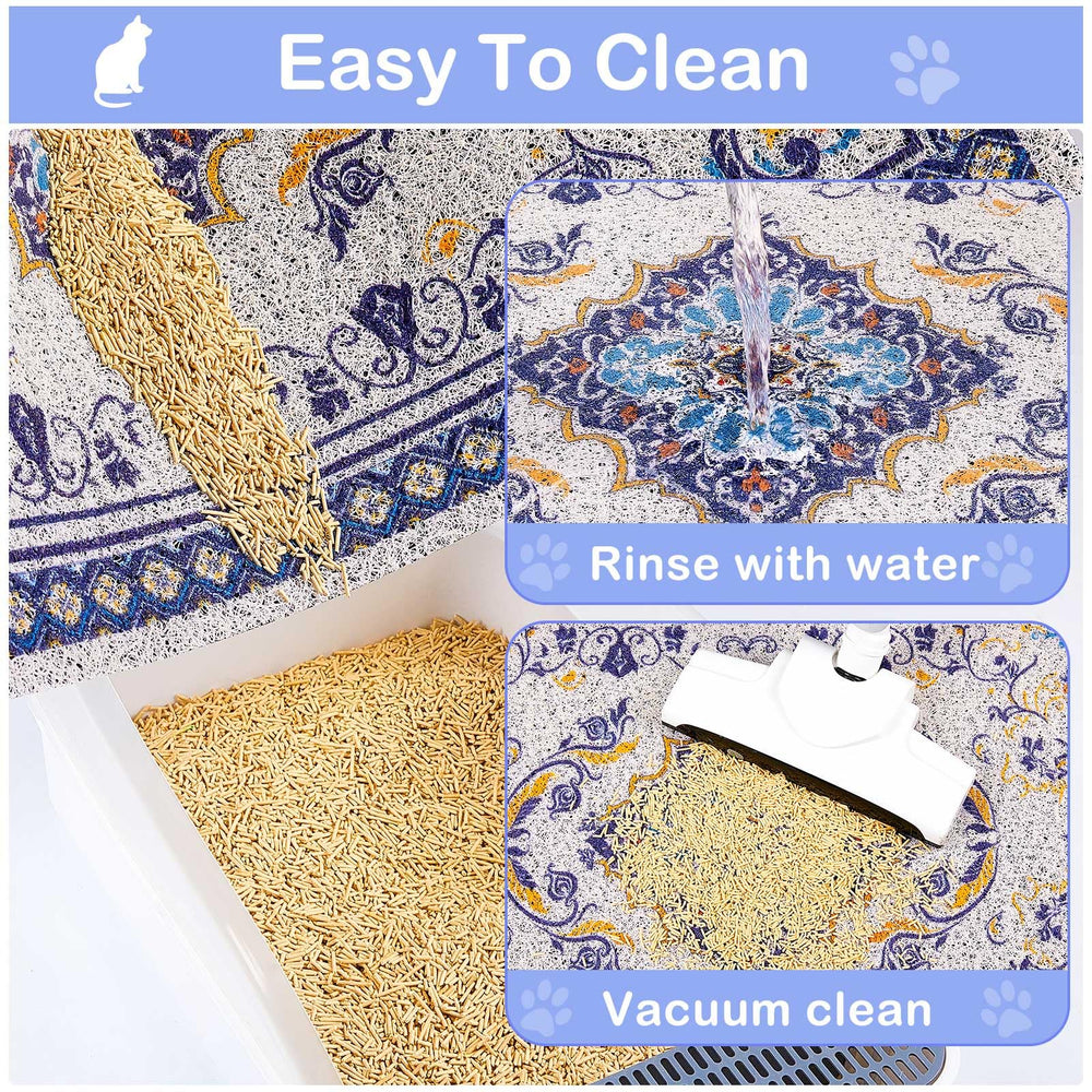 Glittme Tapis Litière motifs decoratifs, s'intègre à la déco