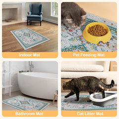 Glittme tapis-litiere-nettoyage-facile se nettoie rapidement à l’eau ou à l’aspirateur.