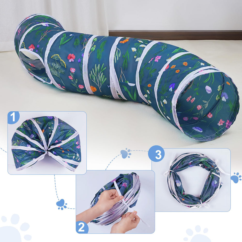 Tunnel Glittme pliable et léger, rangement rapide.